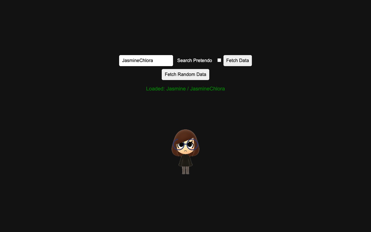 display mii studio data from mii-unsecure nnid/pnid api